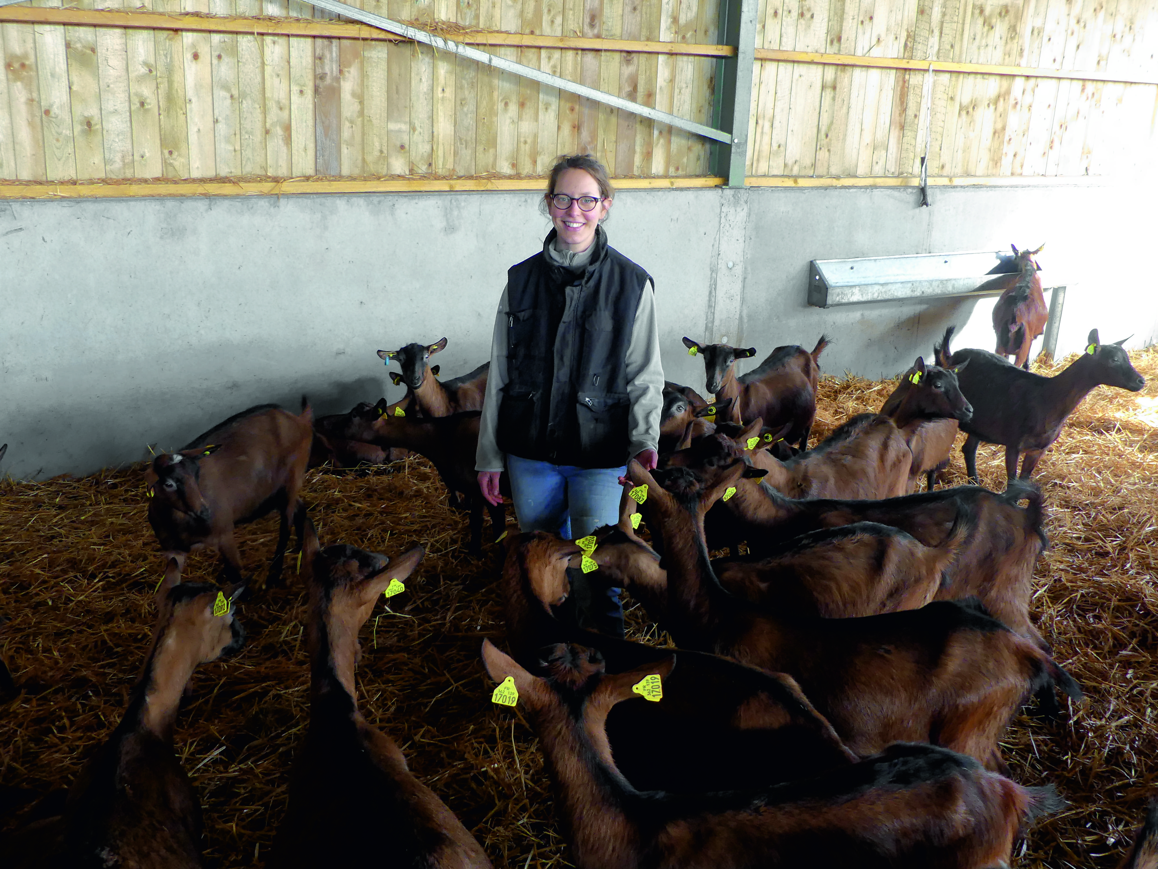 Nathalie MAUSSION, éleveuse de chèvres. "Grâce aux stages, j'ai acquis une véritable expérience"