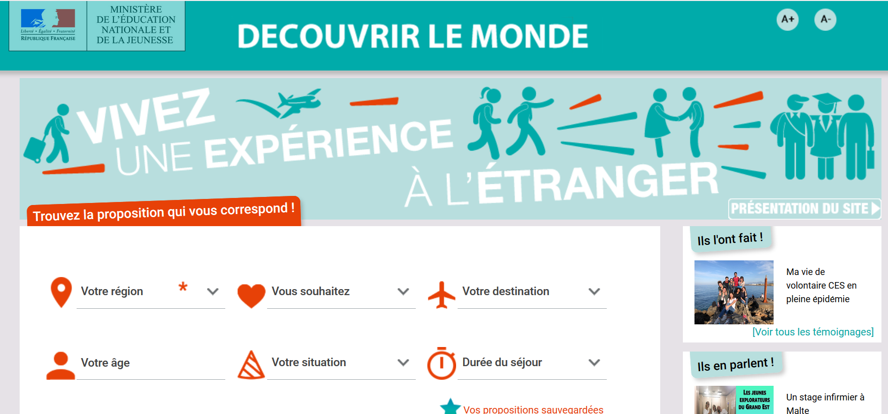 "Découvrir le monde"
