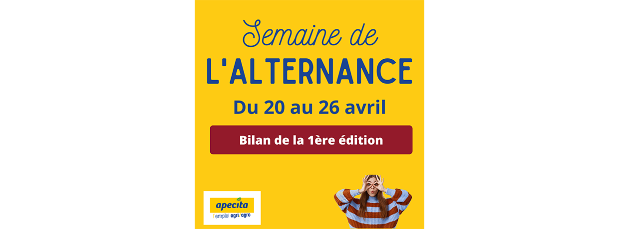 Bilan de la 1ère édition de la Semaine de l'alternance - du 20 au 26 avril 2023