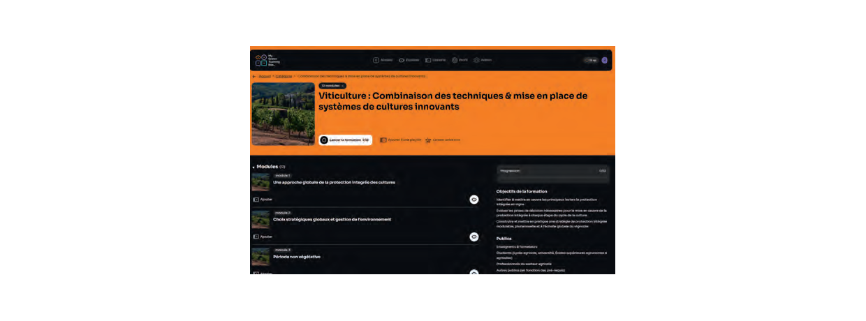DIGI-AGRO : Se former en ligne À la protection intégrée des cultures